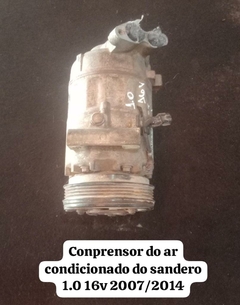 Compressor Ar Cond Renault Sandero 1.0 3cc 2007 A 2014