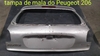 Tampa Traseira Peugeot 206 Hatch