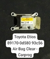 modulo do airbag clear toyota etios