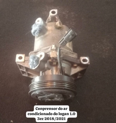 Compressor Ar Condicionado Logan/sandero 1.0 3cc 2018 À 2021