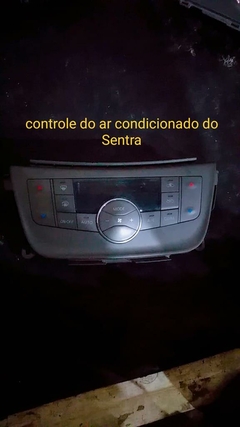 painel de controles do ar-condicionado nissan sentra