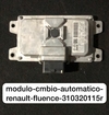 modulo do cambio automatico renault fluence