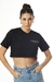 Cropped Logo Tee - Preto - comprar online