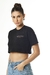 Cropped Logo Tee - Preto na internet