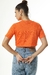 Cropped Logo Tee - Laranja - Nômady Company