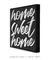 Quadro Decorativo Home Sweet Home na internet