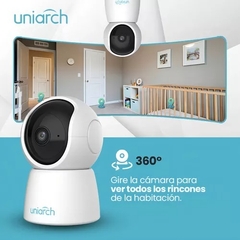 Camara Seguridad Ip 1080p Motorizado Wifi Vision Nocturna Hd Uniarch - tienda online