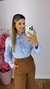 Camisa tricoline listra