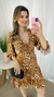 Vestido curto animal print na internet