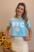 Cropped T-shirt NYC 1971 na internet