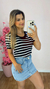 Blusa listra modal gelado mc