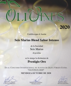 Aceite de Oliva virgen extra Blend Intenso Seis Marías 500 ml - ✨【Más Que Bien】【Los Mejores Productos Regionales】✨