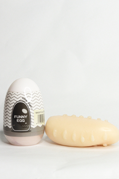 Funny Egg Masturbador Masculino Formato de Ânus em Cyberskin - comprar online