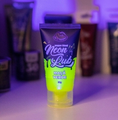 NEON LUB GEL COMESTÍVEL BRILHA EM LUZ NEGRA