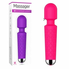 VIBRADOR VARINHA MÁGICA COM 20 MODOS DE VIBRAÇÃO E 8 NÍVEIS DE VELOCIDADE