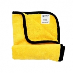 toalha de microfibra amarela 38cmx38cm