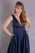 Vestido Larissa - Azul Marinho - comprar online