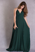 Vestido Ana Chiffon- Verde Musgo - comprar online