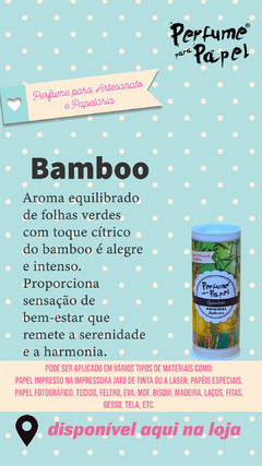 PERFUME PARA PAPEL BAMBOO - FRASCO COM 30ML - comprar online