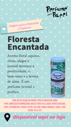 PERFUME PARA PAPEL FLORESTA ENCANTADA- FRASCO COM 30ML - comprar online