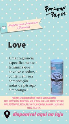 PERFUME PARA PAPEL LOVE - FRASCO COM 30ML - comprar online