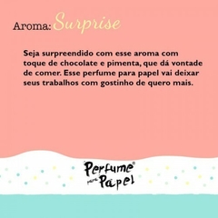 PERFUME PARA PAPEL SURPRISE - FRASCO COM 30ML - comprar online