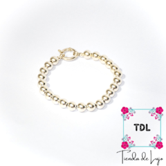 Pulsera Bolitas 8 MM Plata - comprar online