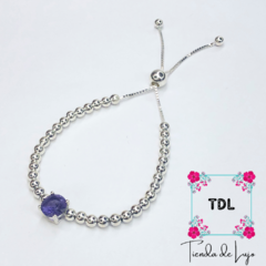 Pulsera Regulable Lila