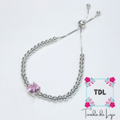 Pulsera Regulable Rosa