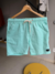 Short Summer Verde Água Sarja - comprar online