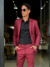 Blazer social slim masculino bordo