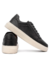 Sneaker Casual Comfort Preto em Couro