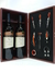 vino fond de cave accesorios estuche madera regalo sacacorchos tapon vertedor corta capsula corta gota termometro gourmet delicatessen