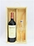 estuche madera copa cristal vino vino tinto malbec domaine bodega botella brindis gourmet delicatessen