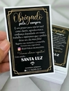 1000 Cartões de Agradecimento ao Cliente - 6,5x10cm