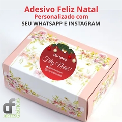 Adesivos de Natal Personalizados - 300 unidades - DF Artes Gráficas