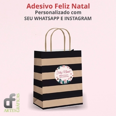 Adesivos de Natal Personalizados - 100 unidades - loja online