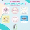 300 ADESIVOS PARA EMBALAGENS 4x4cm