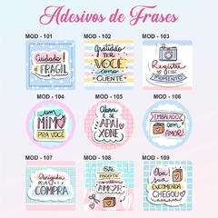 Imagem do 100 Rótulos Adesivos 5x5cm - Arte Livre