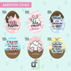 300 Adesivos De Páscoa Para Doces E Ovos De Páscoa