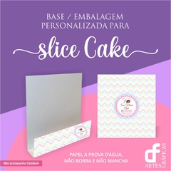 Embalagem para Slice Cake Fatia de Bolo Personalizado - 200 unidades