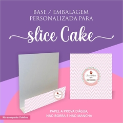 Embalagem para Slice Cake Fatia de Bolo Personalizado - 50 unidades - comprar online