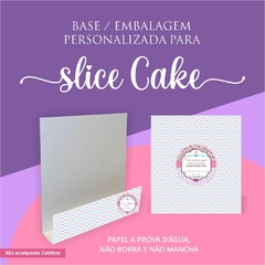 Embalagem para Slice Cake Fatia de Bolo Personalizado - 20 unidades na internet