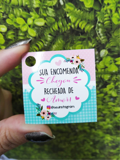 500 TAGS 4X4CM - Sua compra chegou! - DF Artes Gráficas