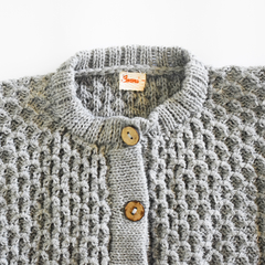 Sweter Artesanal Lana - Gris - tienda online