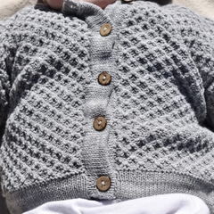 Sweter Artesanal Lana - Gris - comprar online