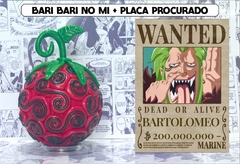 Bari Bari No Mi + Placa de Procurado