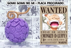 Gomu Gomu No Mi + Placa de Procurado