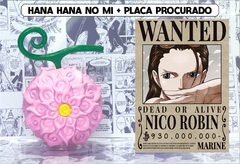 Hana Hana No Mi + Placa de Procurado