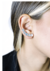 Earcuff bolinhas prata 925